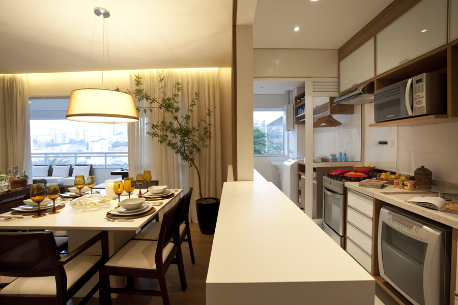Living/Cozinha 100 m²